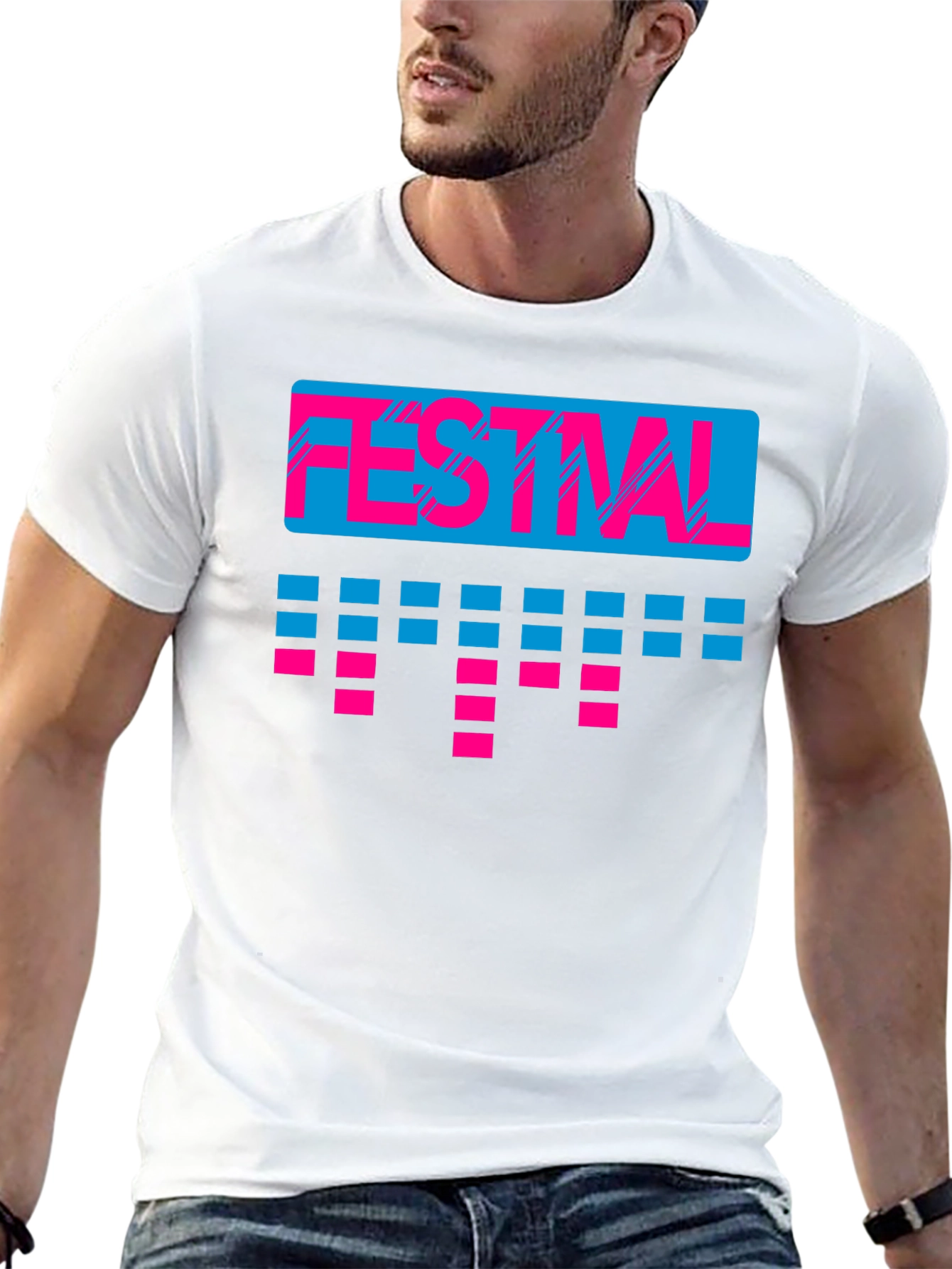 Retro Festival T-Shirt - 80s Style Tee