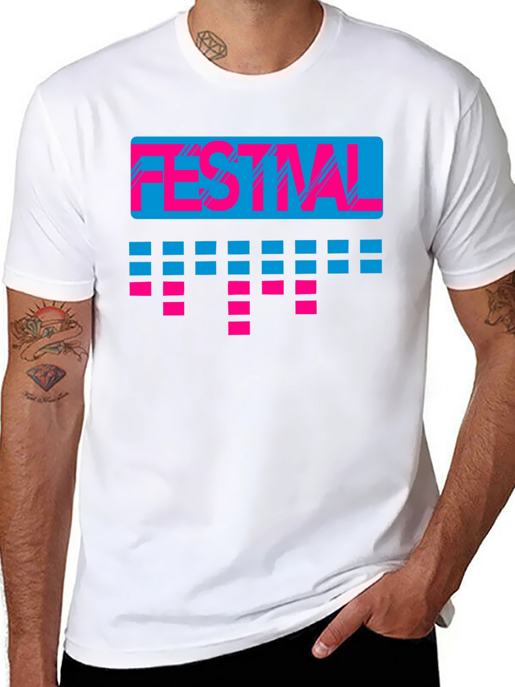 Retro Festival T-Shirt - 80s Style Tee