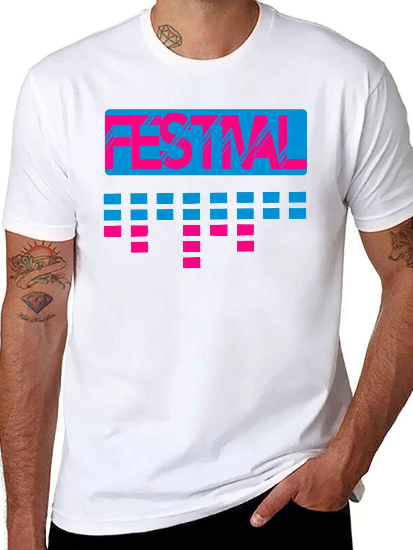 Retro Festival T-Shirt - 80s Style Tee