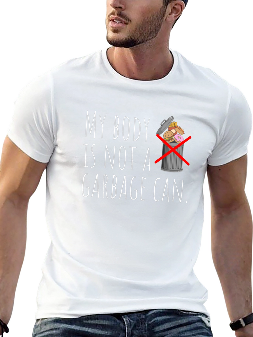 My Body Is Not A Garbage Can Graphic Tee