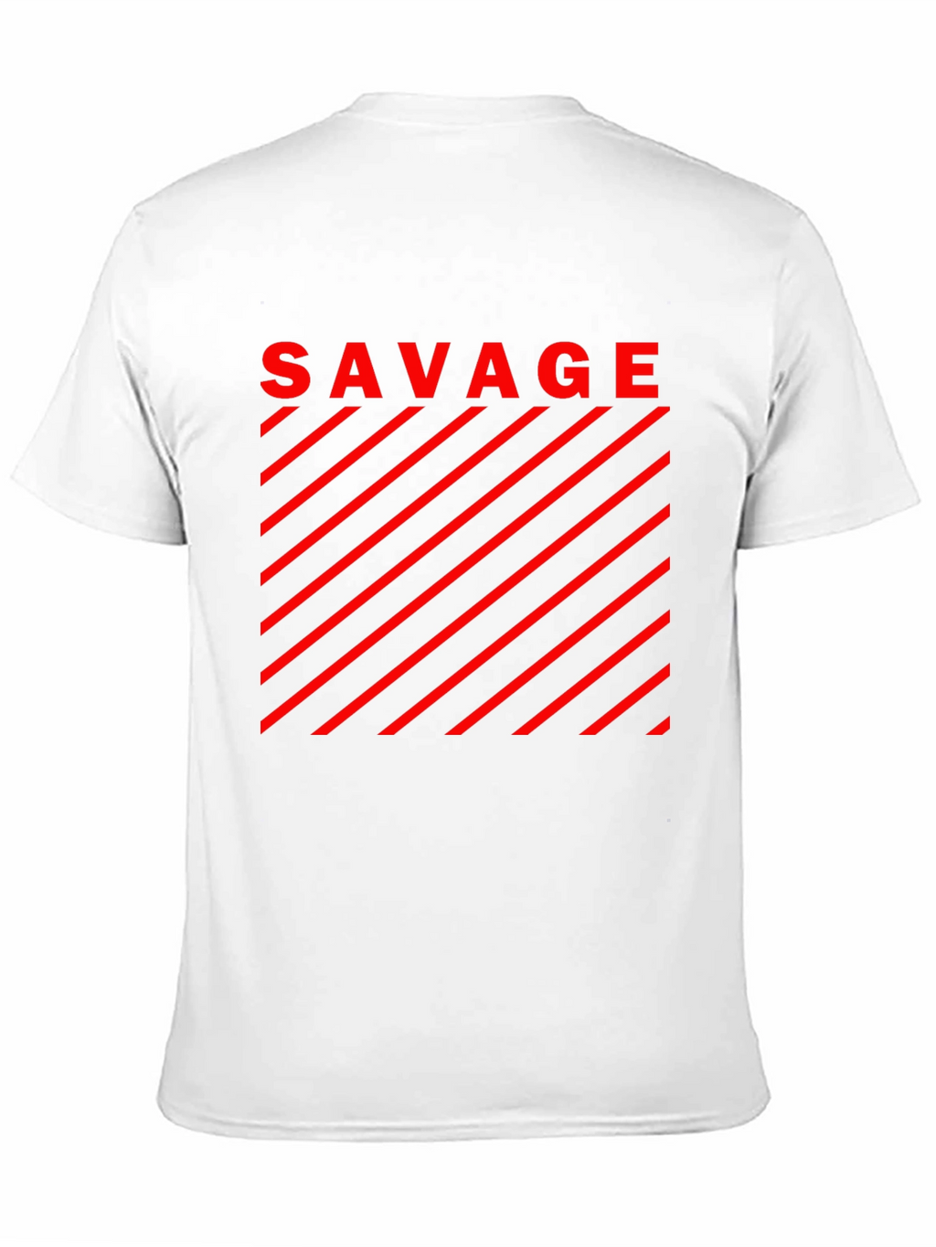 Savage Graphic T-Shirt - Bold Red Design