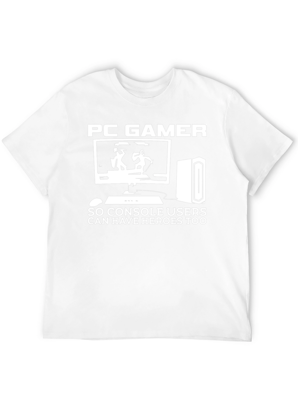PC Gamer Heroes T-Shirt - Gaming Humor Tee