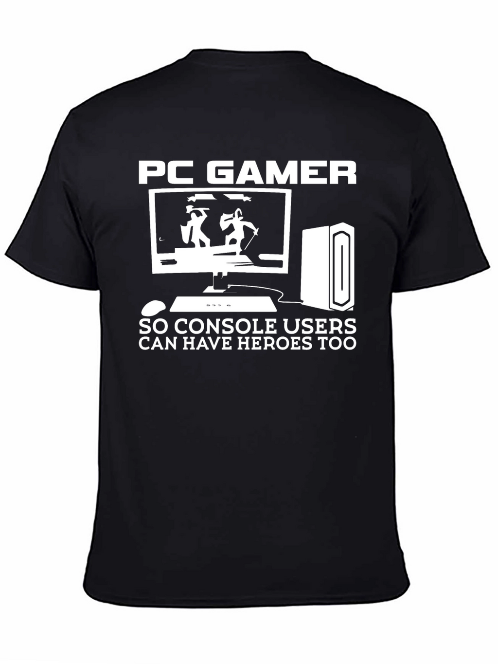PC Gamer Heroes T-Shirt - Gaming Humor Tee