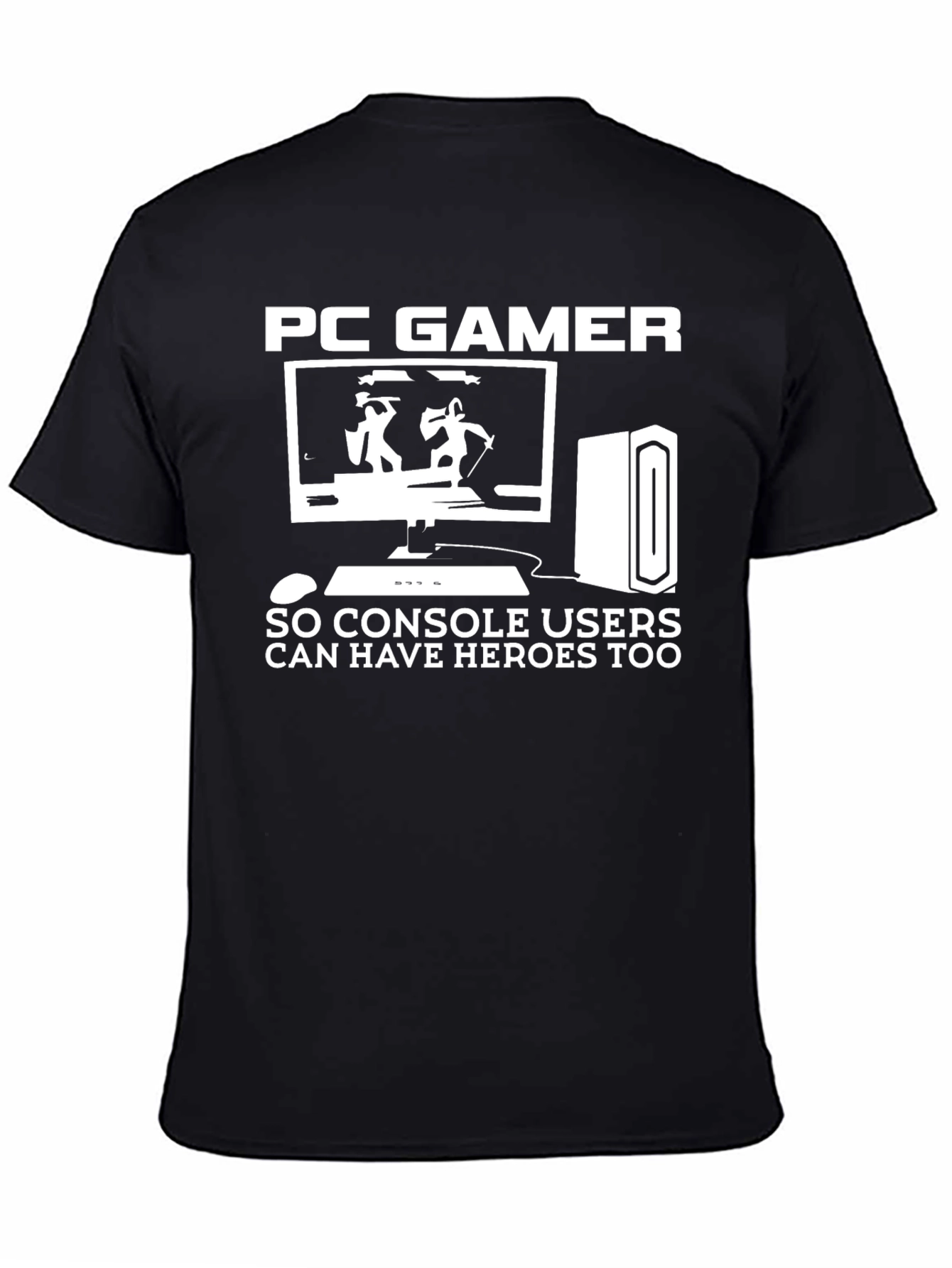 PC Gamer Heroes T-Shirt - Gaming Humor Tee