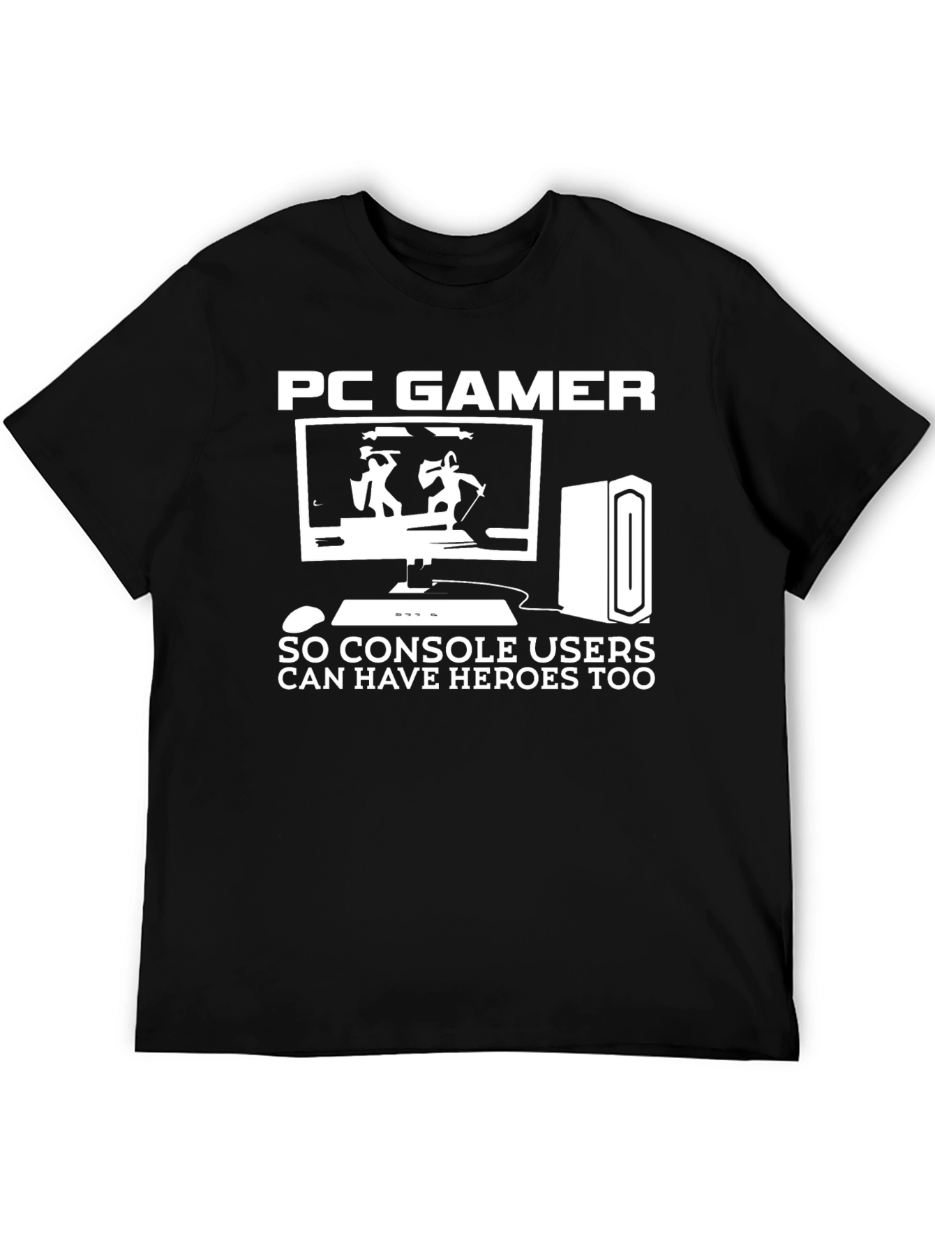 PC Gamer Heroes T-Shirt - Gaming Humor Tee