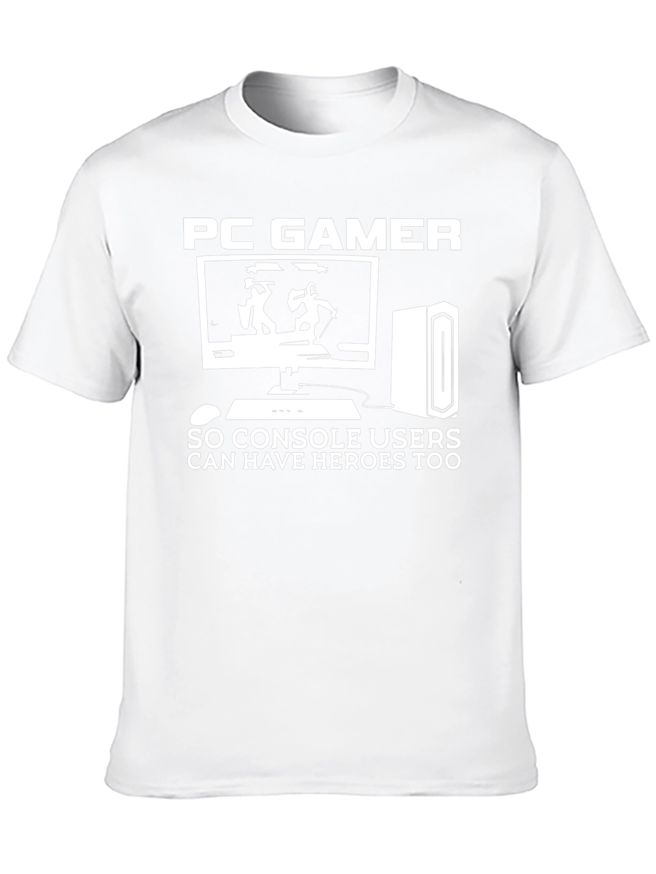 PC Gamer Heroes T-Shirt - Gaming Humor Tee