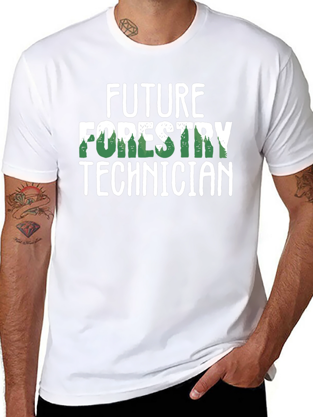 Future Forestry Technician Graphic T-Shirt