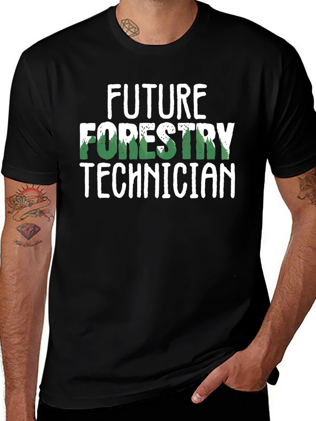 Future Forestry Technician Graphic T-Shirt