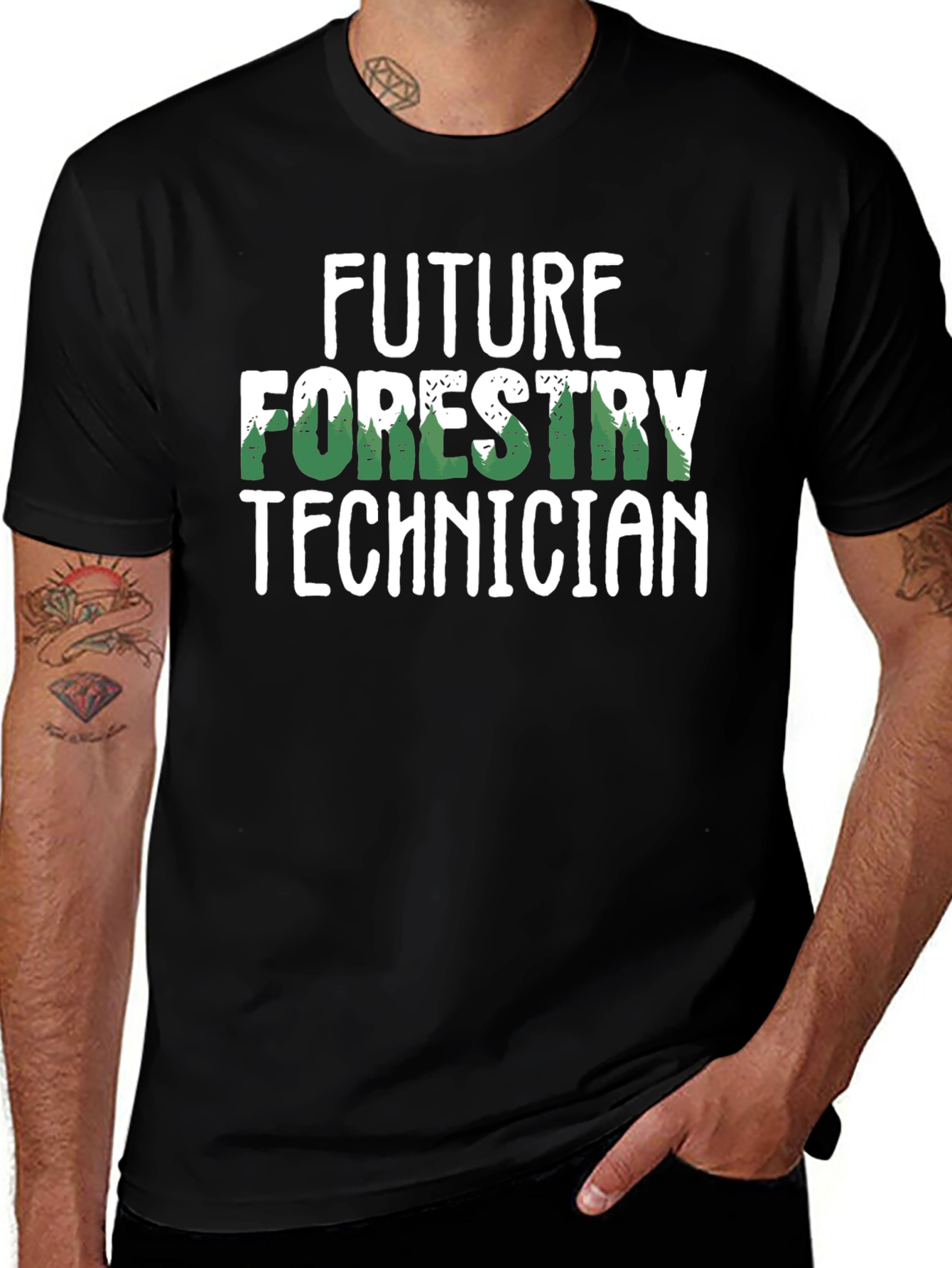 Future Forestry Technician Graphic T-Shirt