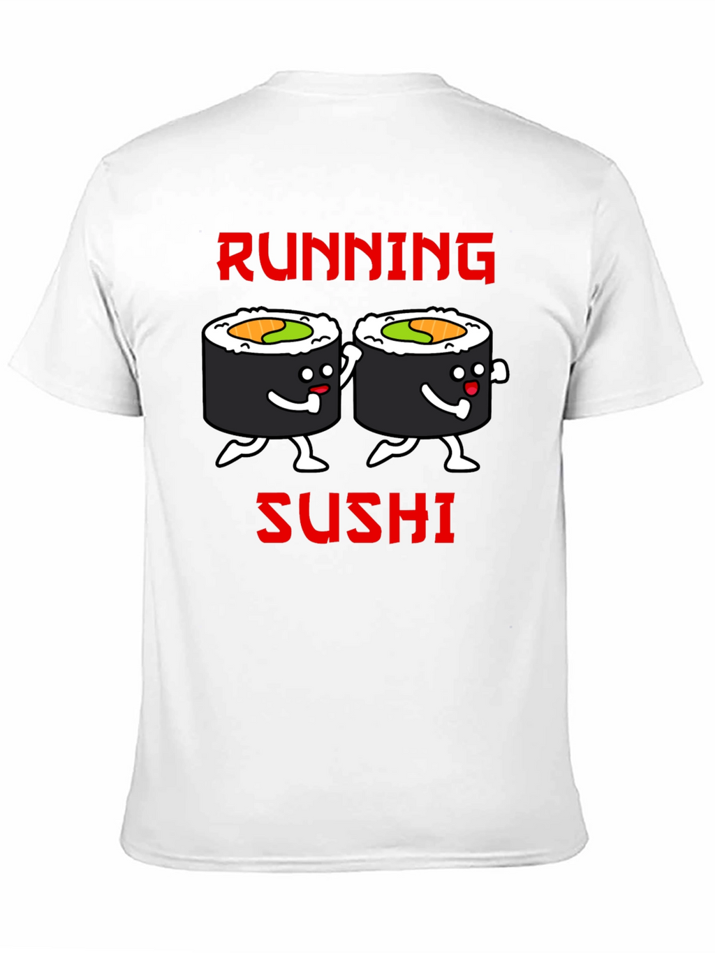 Running Sushi Graphic T-Shirt - Black