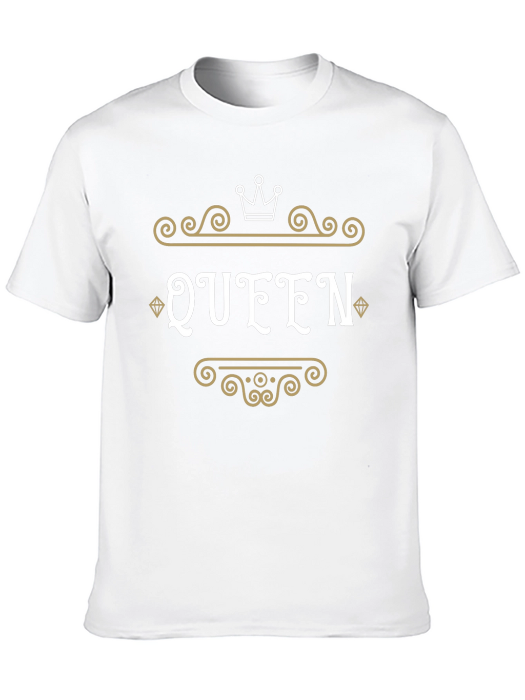 Queen Graphic Tee - Elegant Black T-Shirt