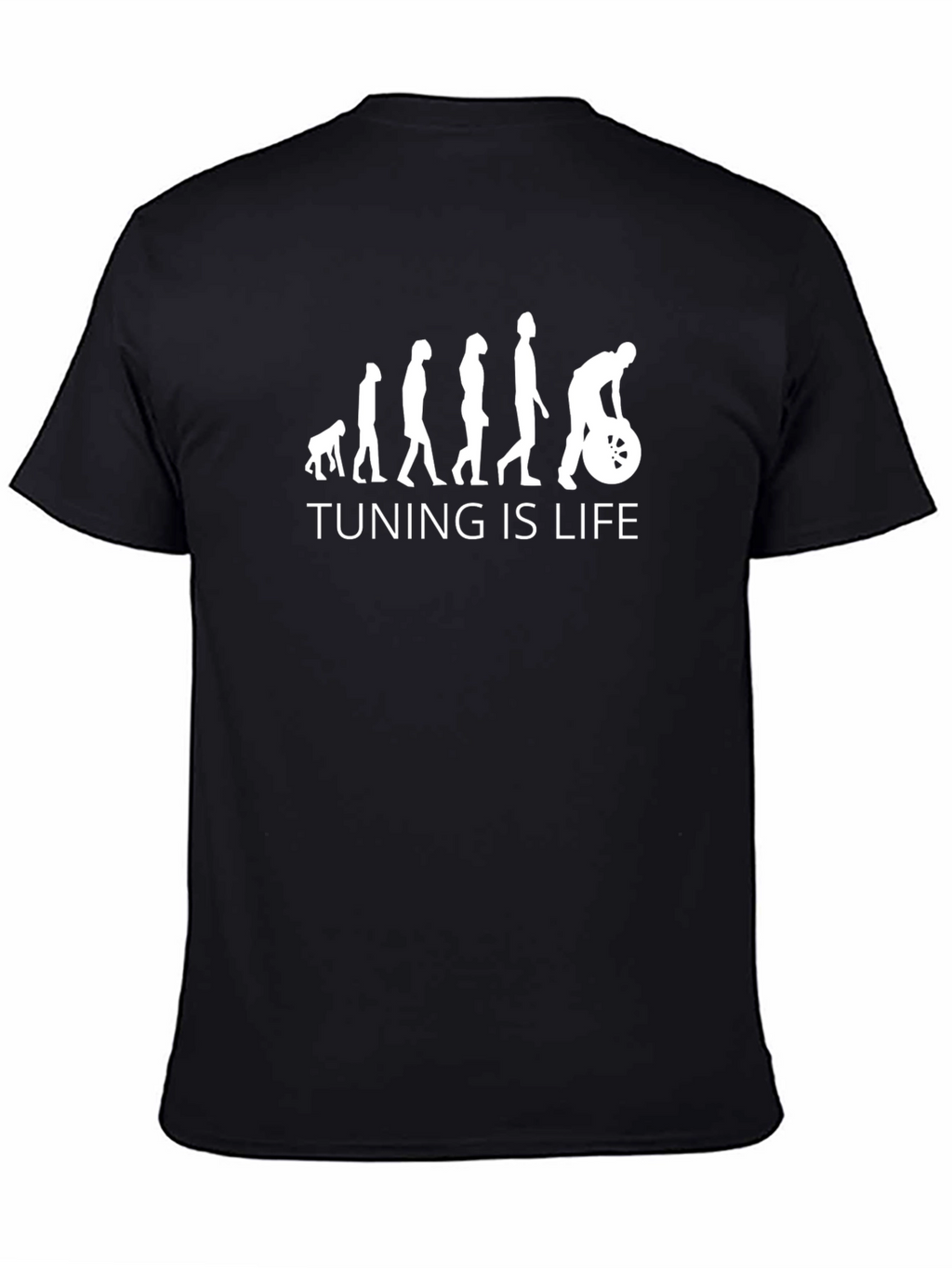 Tuning is Life Black T-Shirt - Automotive Enthusiast