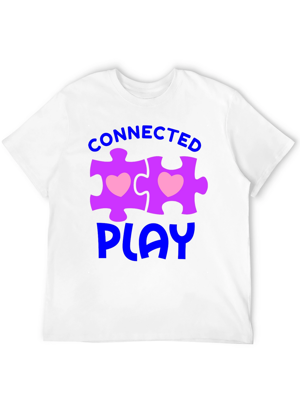 Connected Play Autism Awareness Puzzle Piece T-Shirt