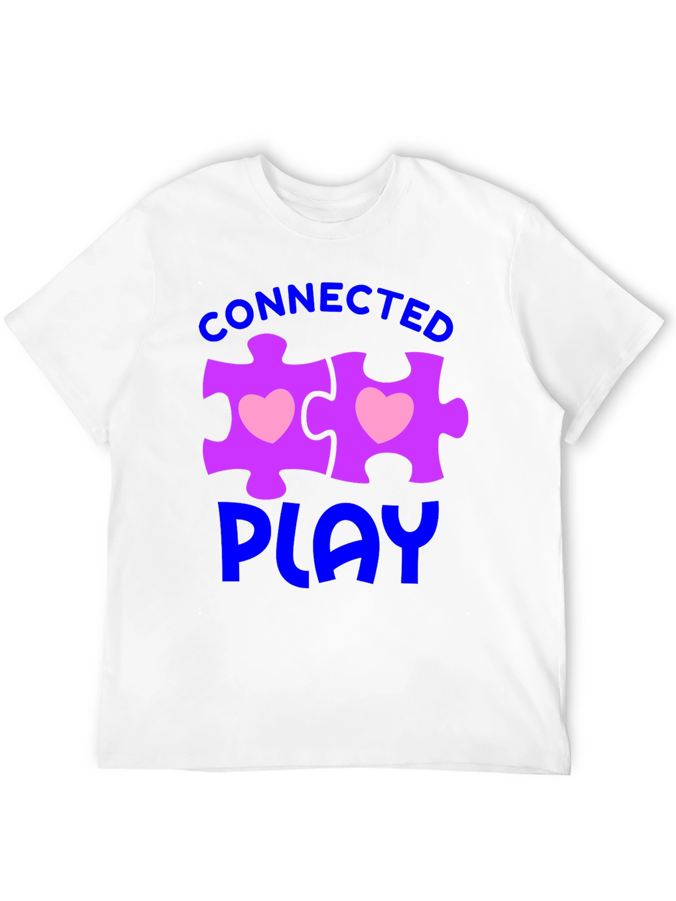 Connected Play Autism Awareness Puzzle Piece T-Shirt