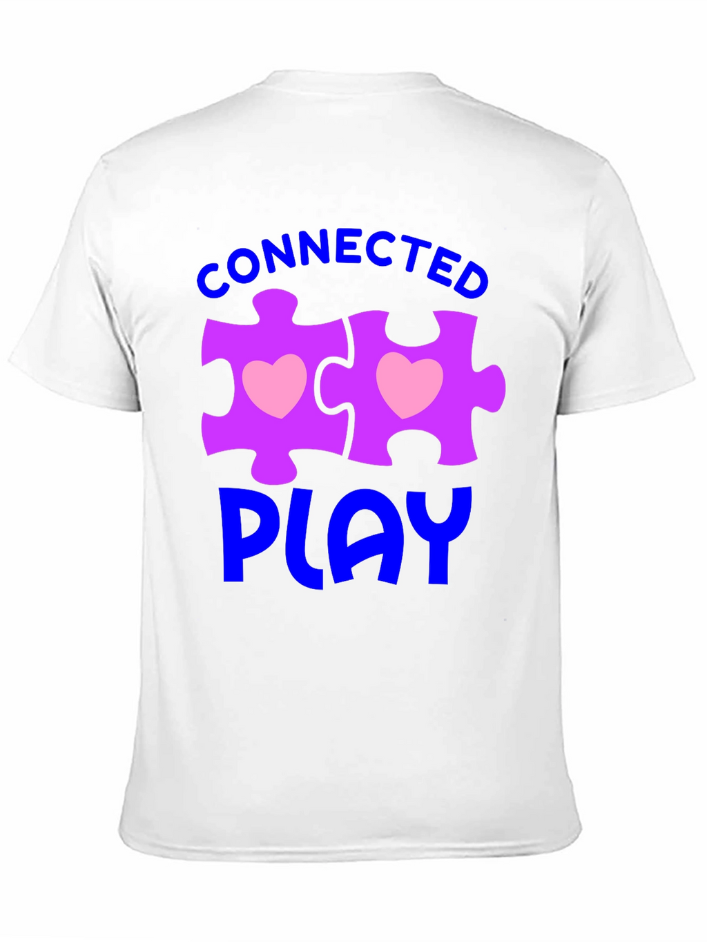 Connected Play Autism Awareness Puzzle Piece T-Shirt
