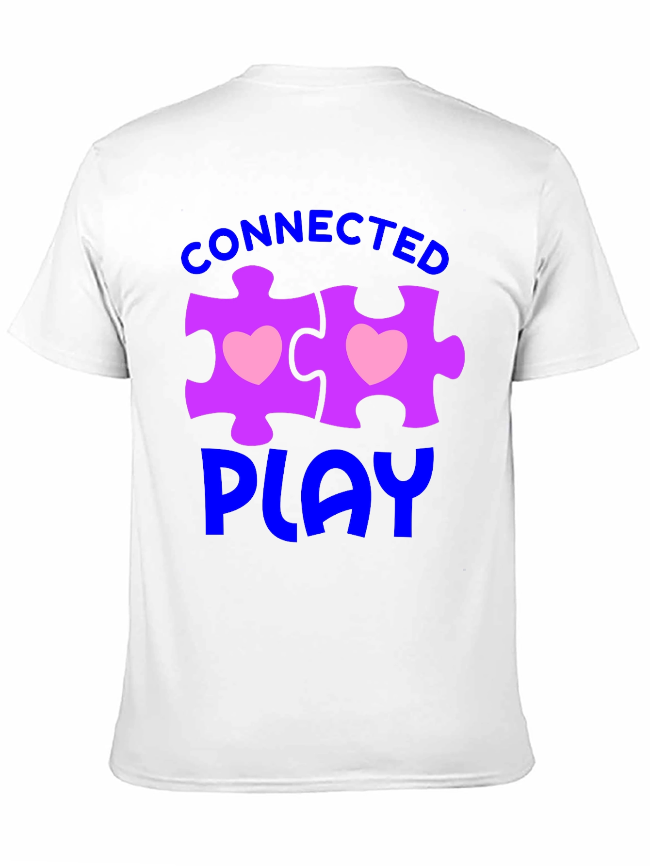 Connected Play Autism Awareness Puzzle Piece T-Shirt