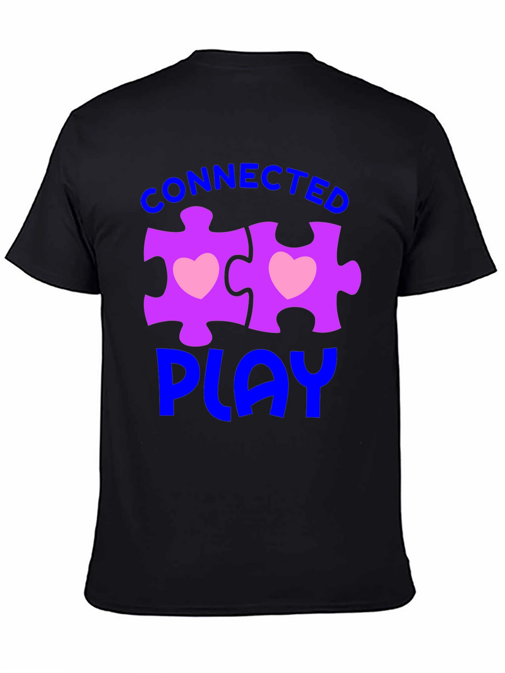 Connected Play Autism Awareness Puzzle Piece T-Shirt
