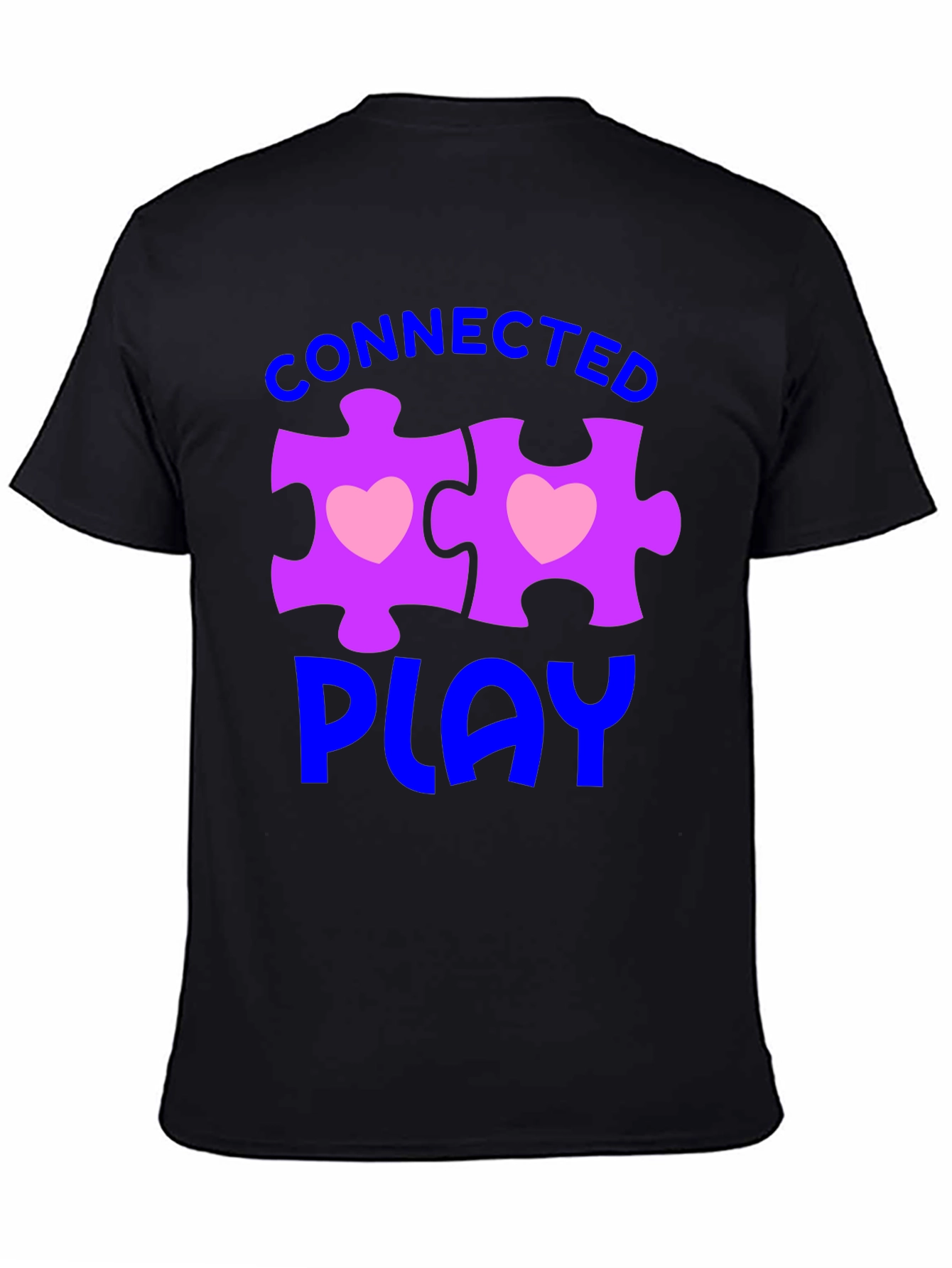 Connected Play Autism Awareness Puzzle Piece T-Shirt