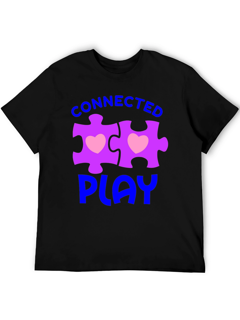 Connected Play Autism Awareness Puzzle Piece T-Shirt