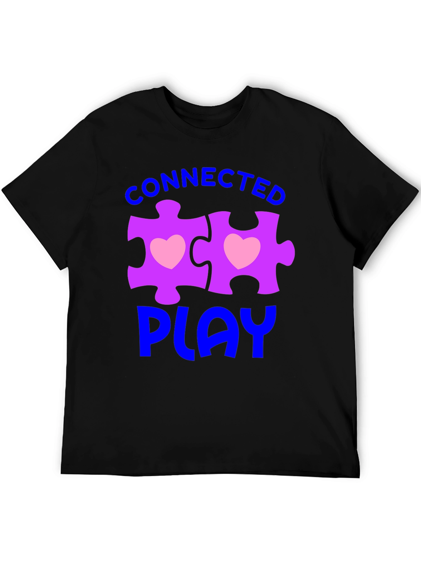Connected Play Autism Awareness Puzzle Piece T-Shirt