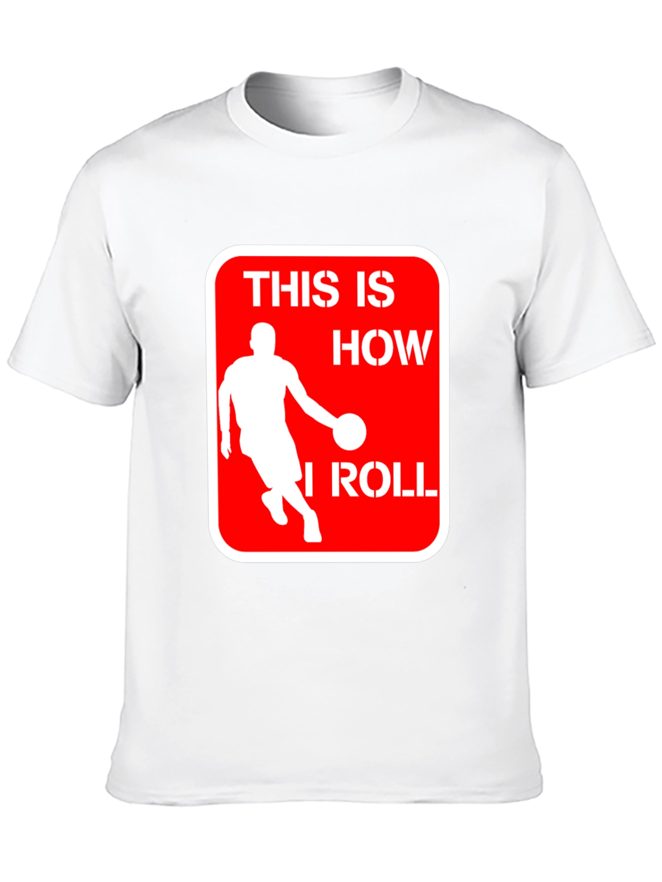 Basketball Player This is How I Roll Black T-Shirt