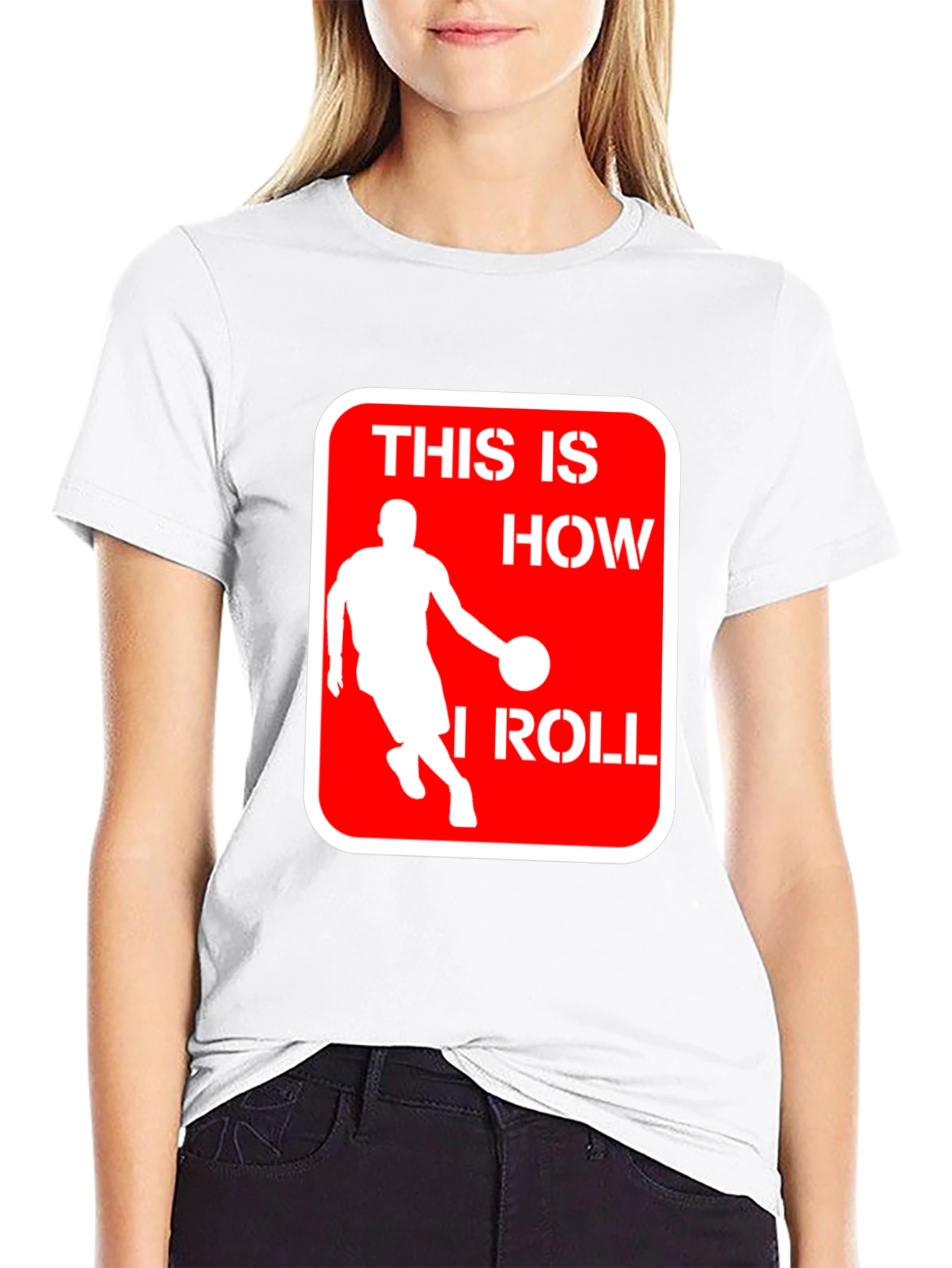 Basketball Player This is How I Roll Black T-Shirt