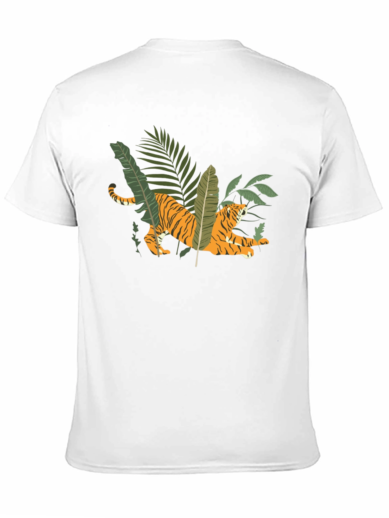 Jungle Tiger Graphic Tee - Black T-Shirt