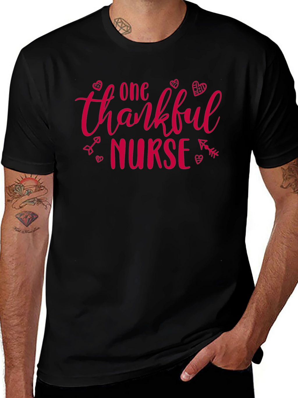 One Thankful Nurse Graphic T-Shirt
