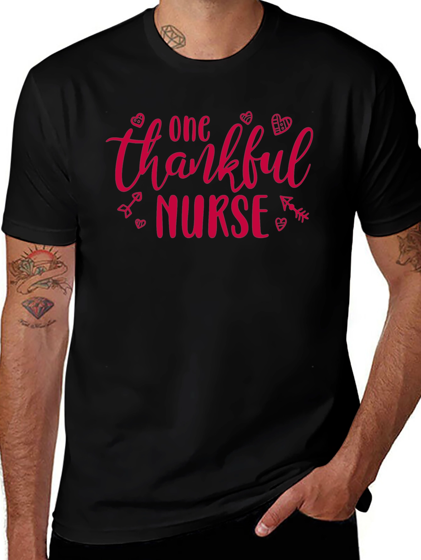 One Thankful Nurse Graphic T-Shirt