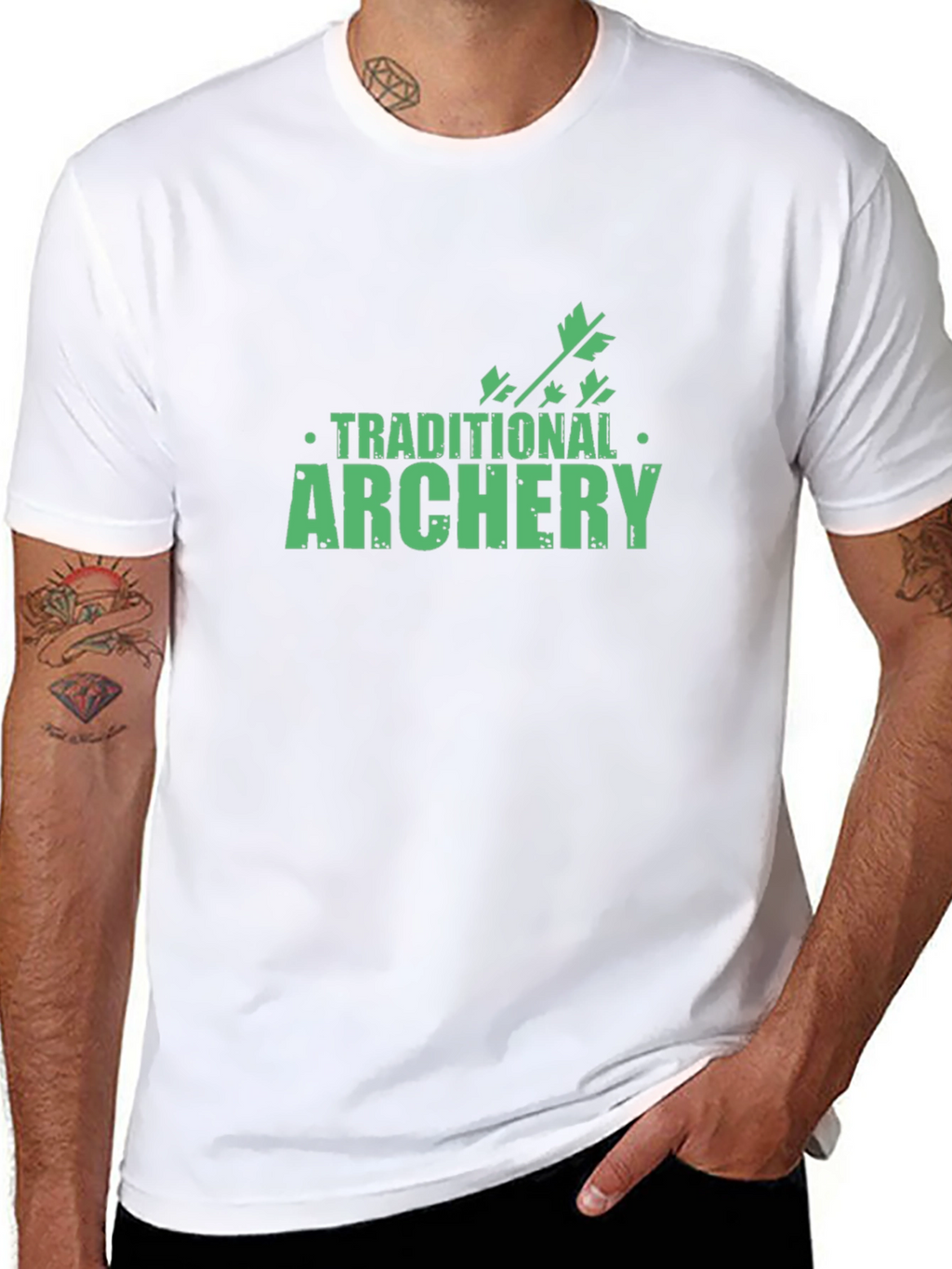Traditional Archery T-Shirt - Black