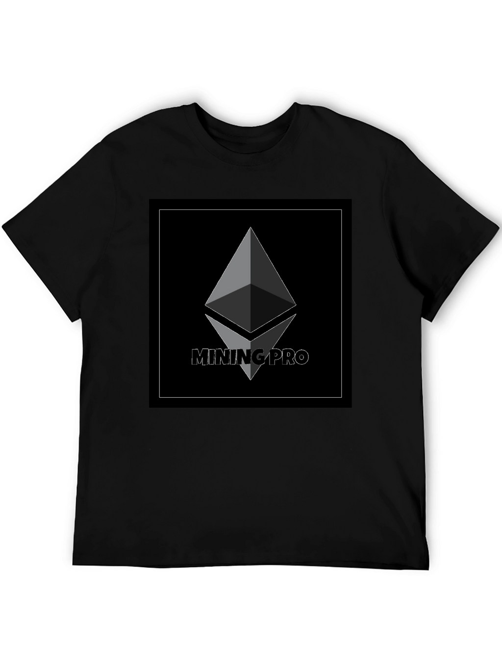 Mining Pro Ethereum T-Shirt - Black Crypto Tee