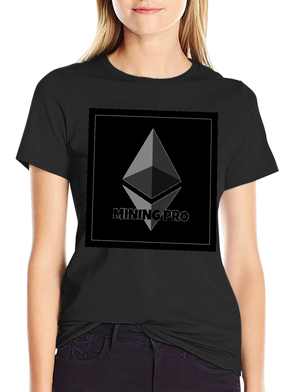 Mining Pro Ethereum T-Shirt - Black Crypto Tee