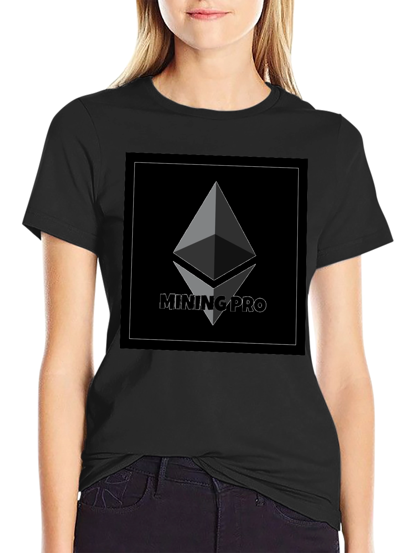 Mining Pro Ethereum T-Shirt - Black Crypto Tee