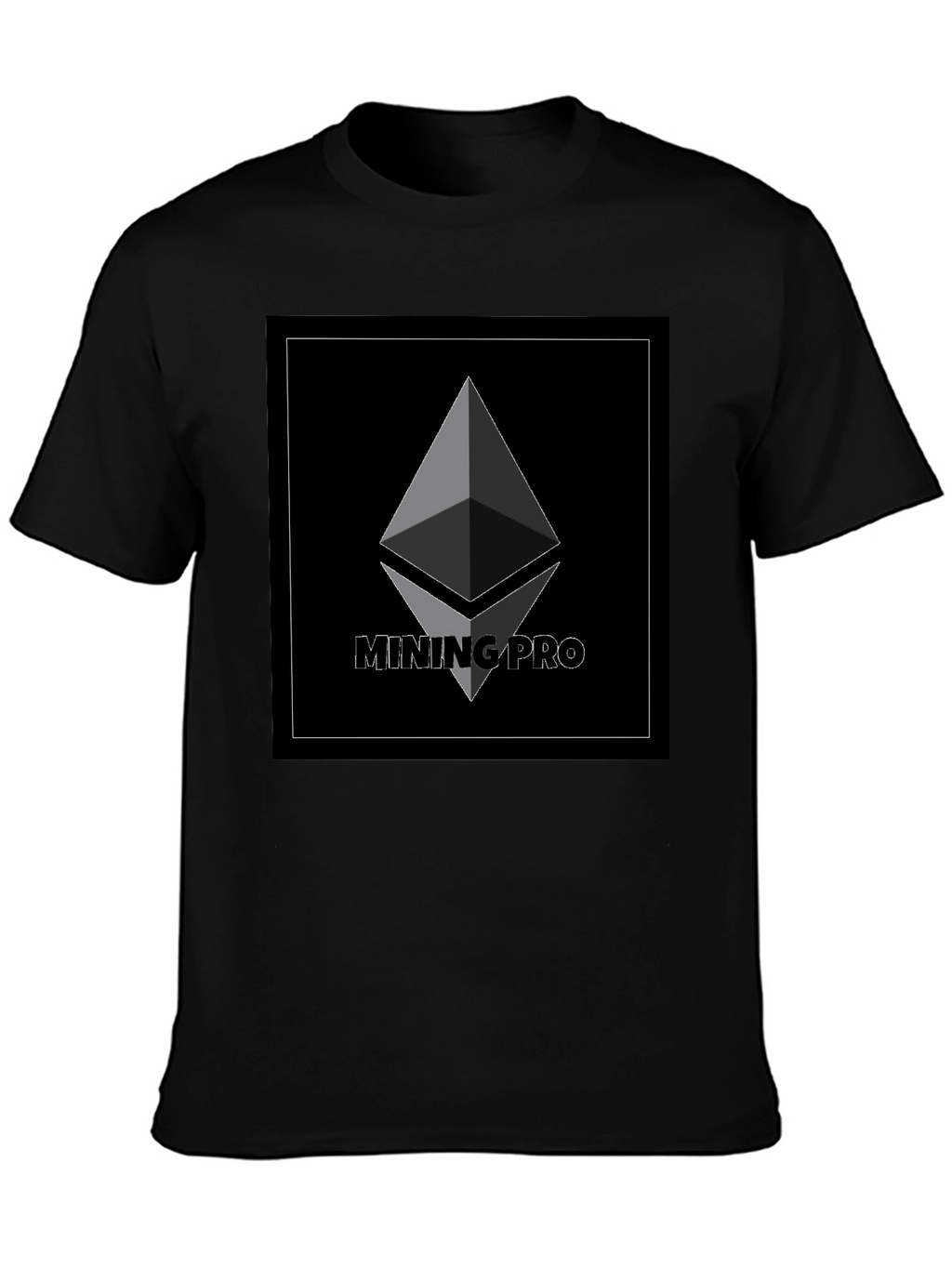 Mining Pro Ethereum T-Shirt - Black Crypto Tee