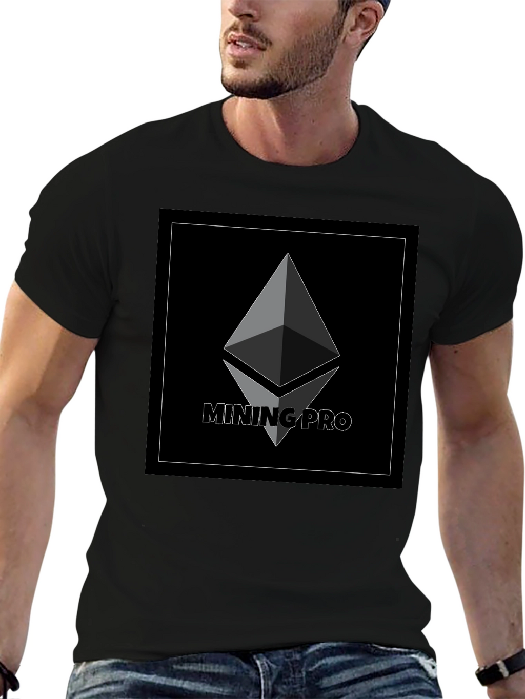Mining Pro Ethereum T-Shirt - Black Crypto Tee