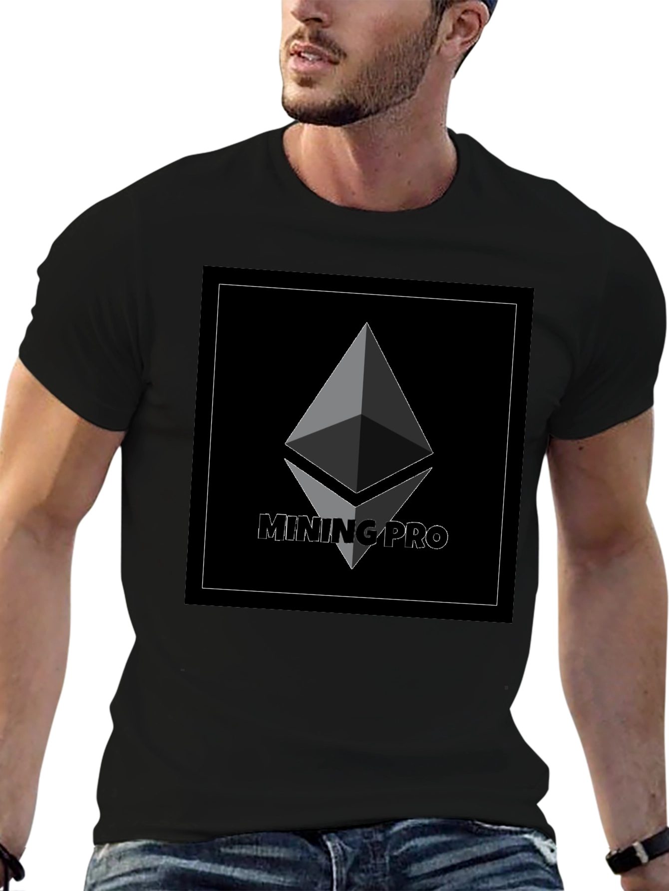Mining Pro Ethereum T-Shirt - Black Crypto Tee