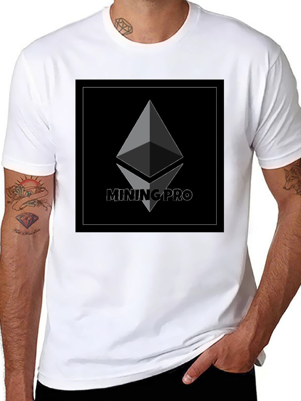 Mining Pro Ethereum T-Shirt - Black Crypto Tee