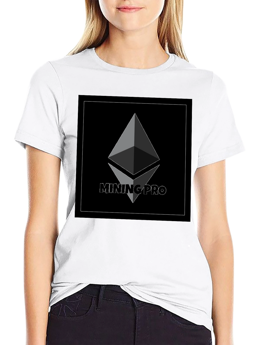 Mining Pro Ethereum T-Shirt - Black Crypto Tee