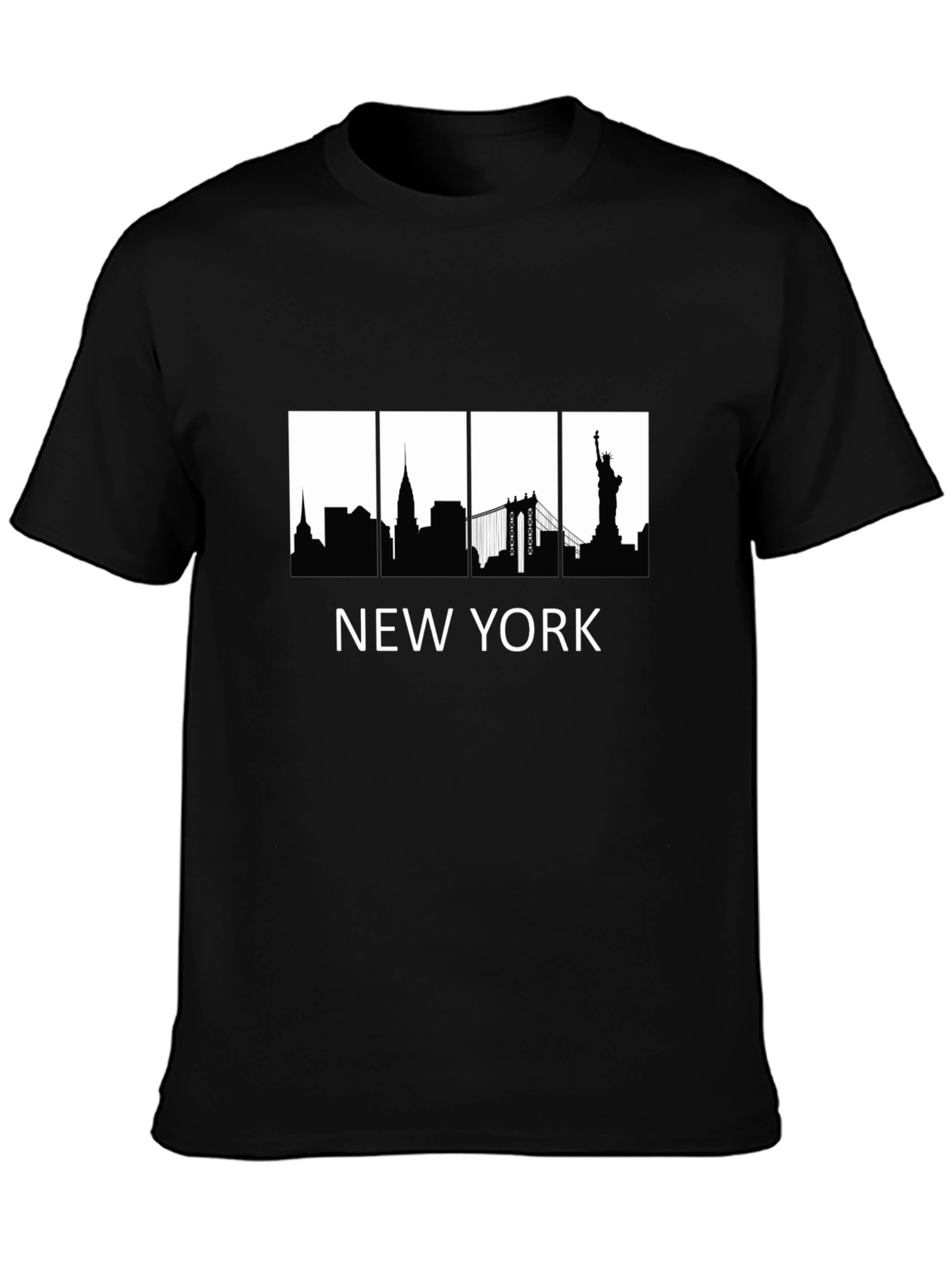 New York Skyline Graphic Tee - Stylish Cityscape Shirt