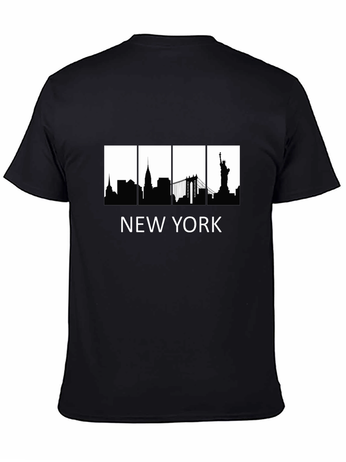 New York Skyline Graphic Tee - Stylish Cityscape Shirt