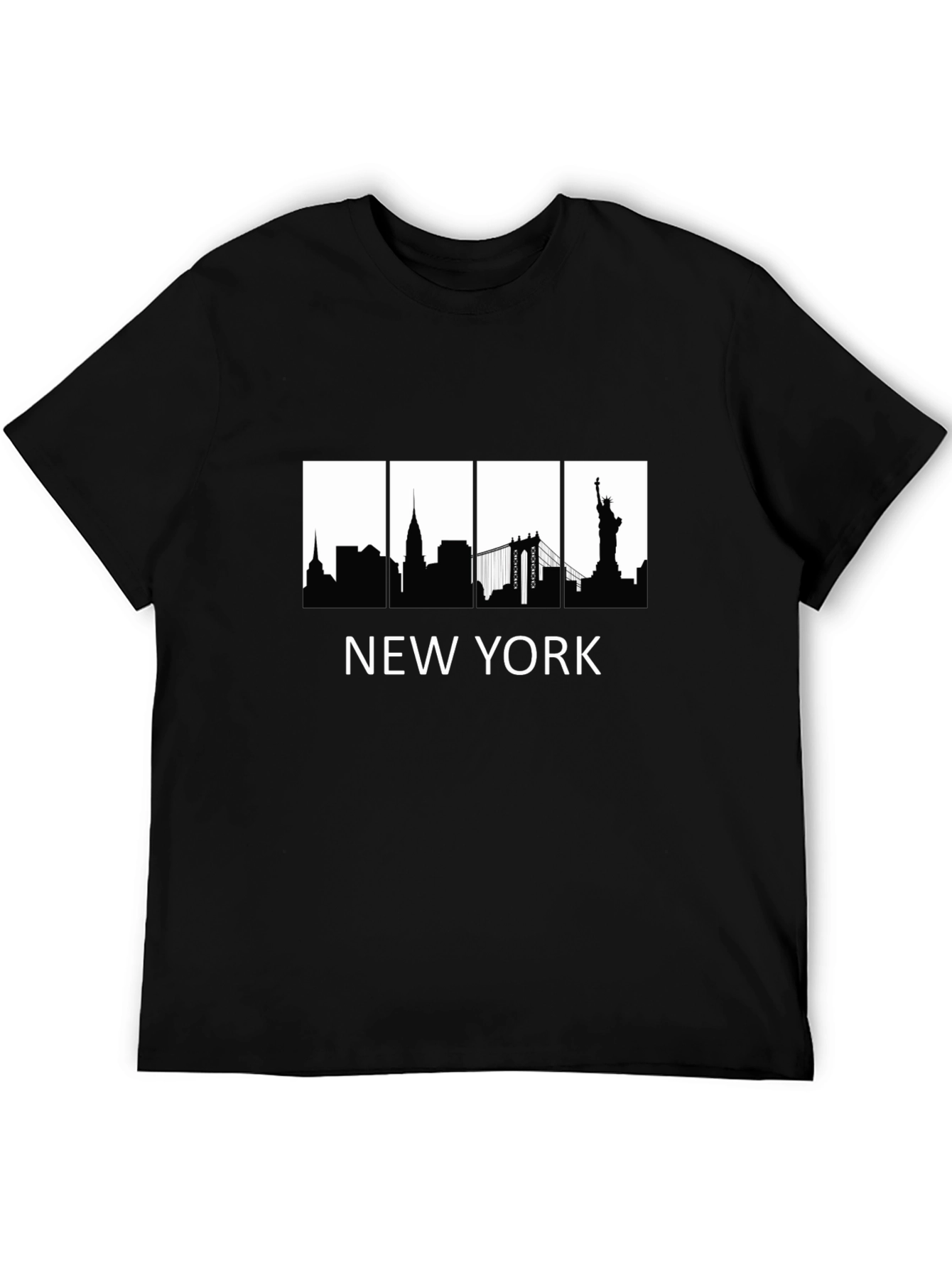 New York Skyline Graphic Tee - Stylish Cityscape Shirt