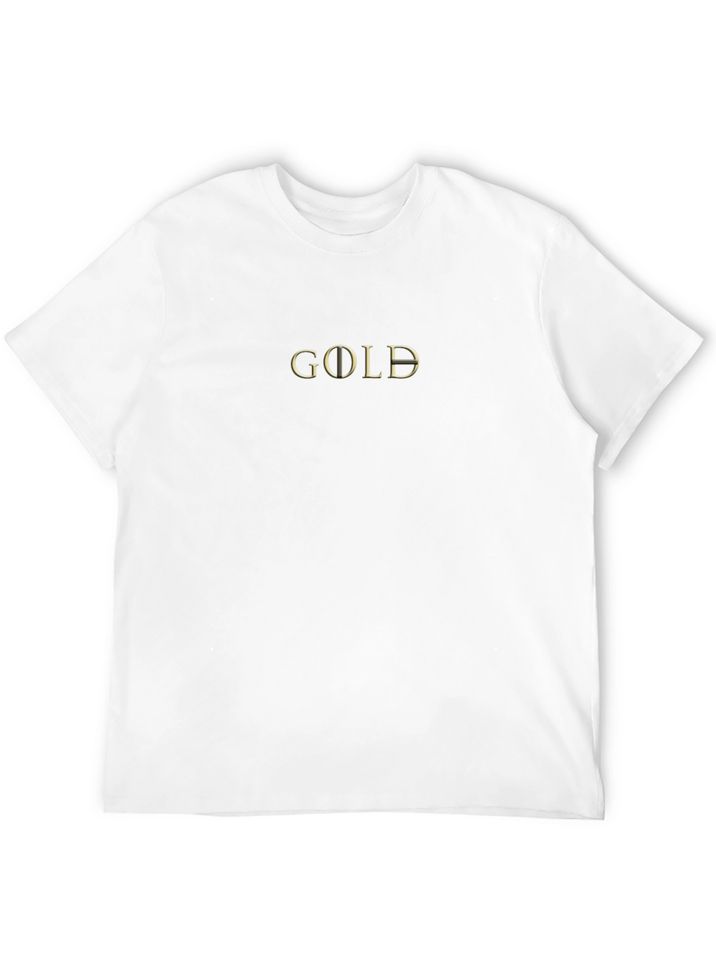 GOLD Graphic Tee - Modern Minimalist Design