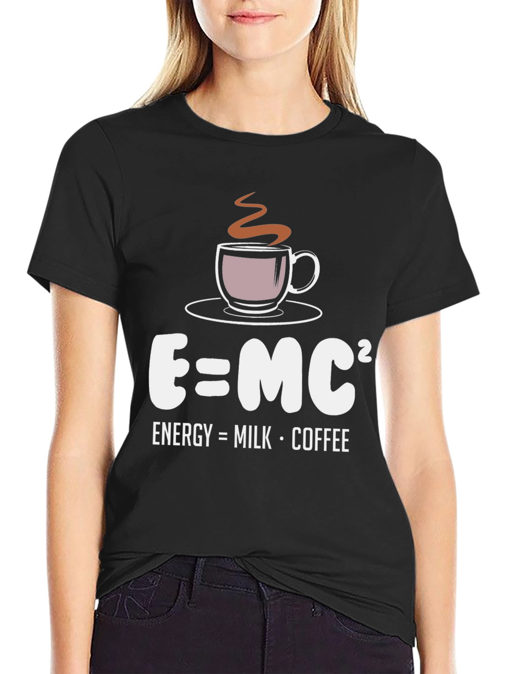 E=MC² Coffee Humor T-Shirt