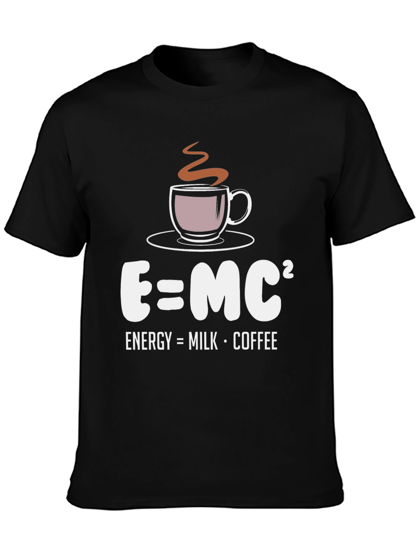 E=MC² Coffee Humor T-Shirt