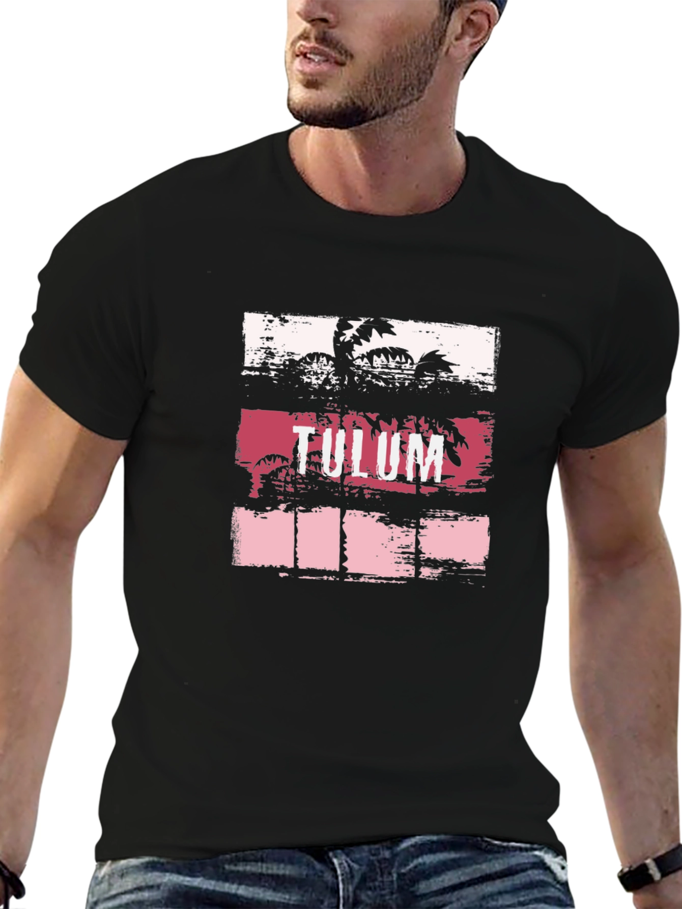 Tulum Palm Tree Graphic Tee