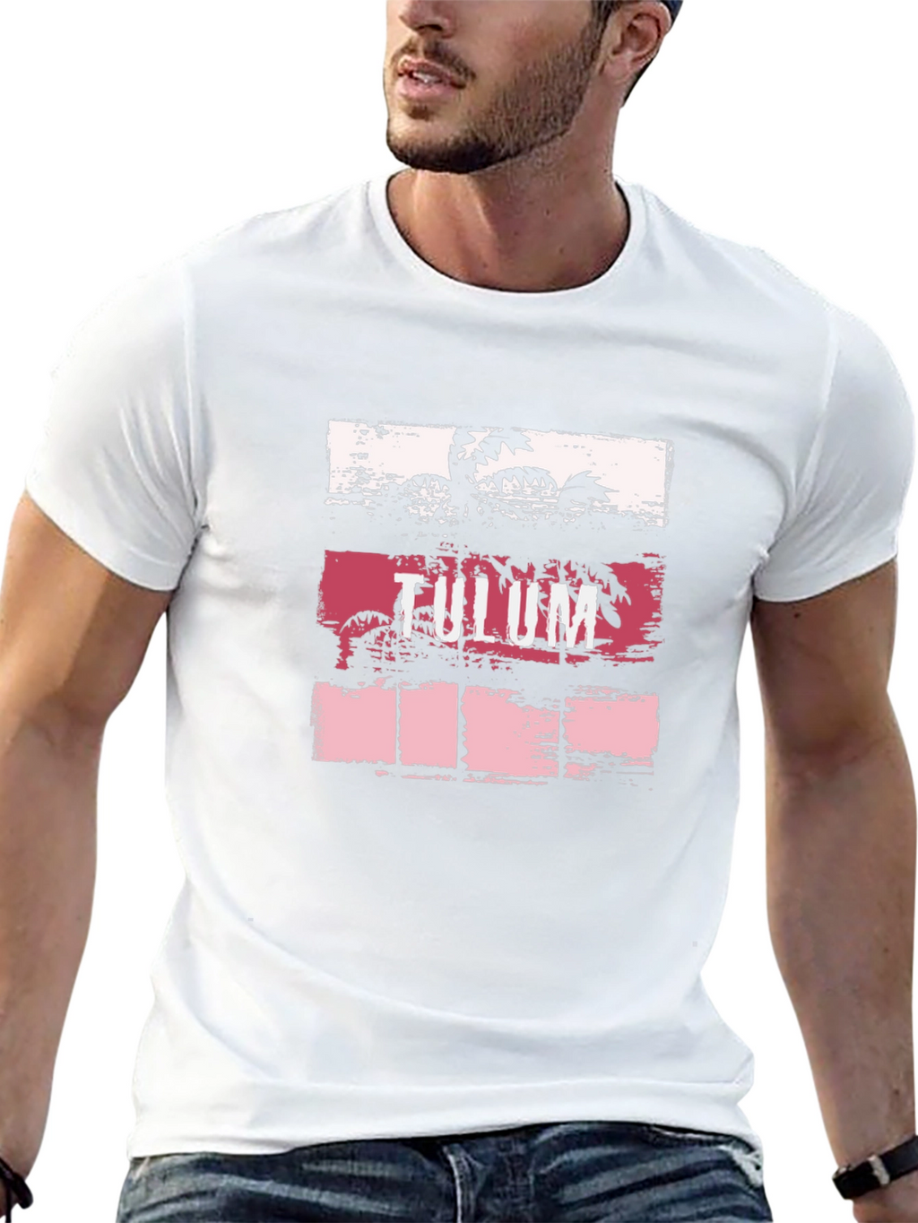 Tulum Palm Tree Graphic Tee