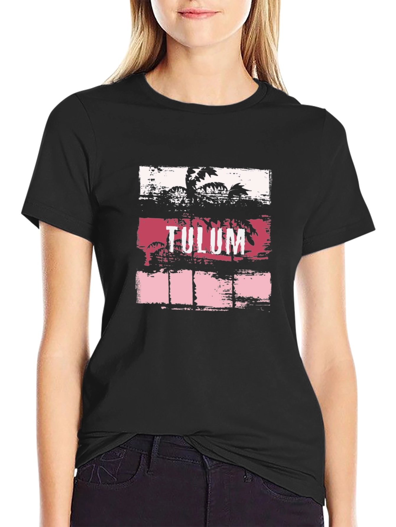 Tulum Palm Tree Graphic Tee