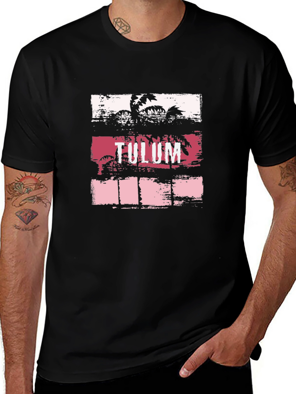 Tulum Palm Tree Graphic Tee