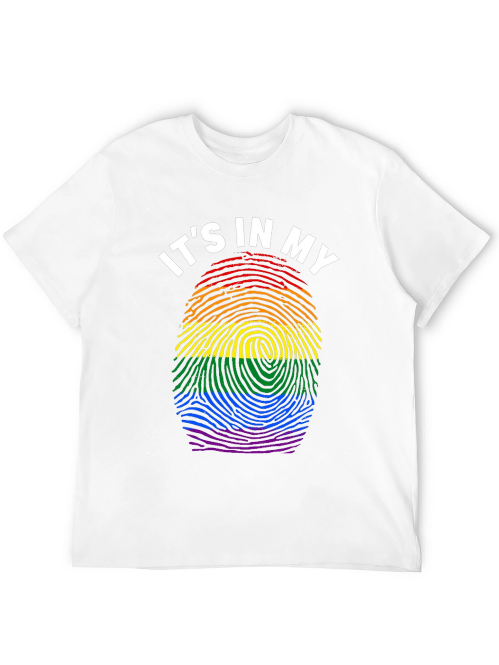 Pride Fingerprint T-Shirt LGBTQ+ Equality