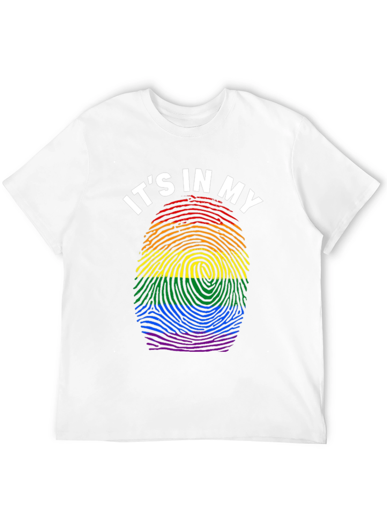 Pride Fingerprint T-Shirt LGBTQ+ Equality